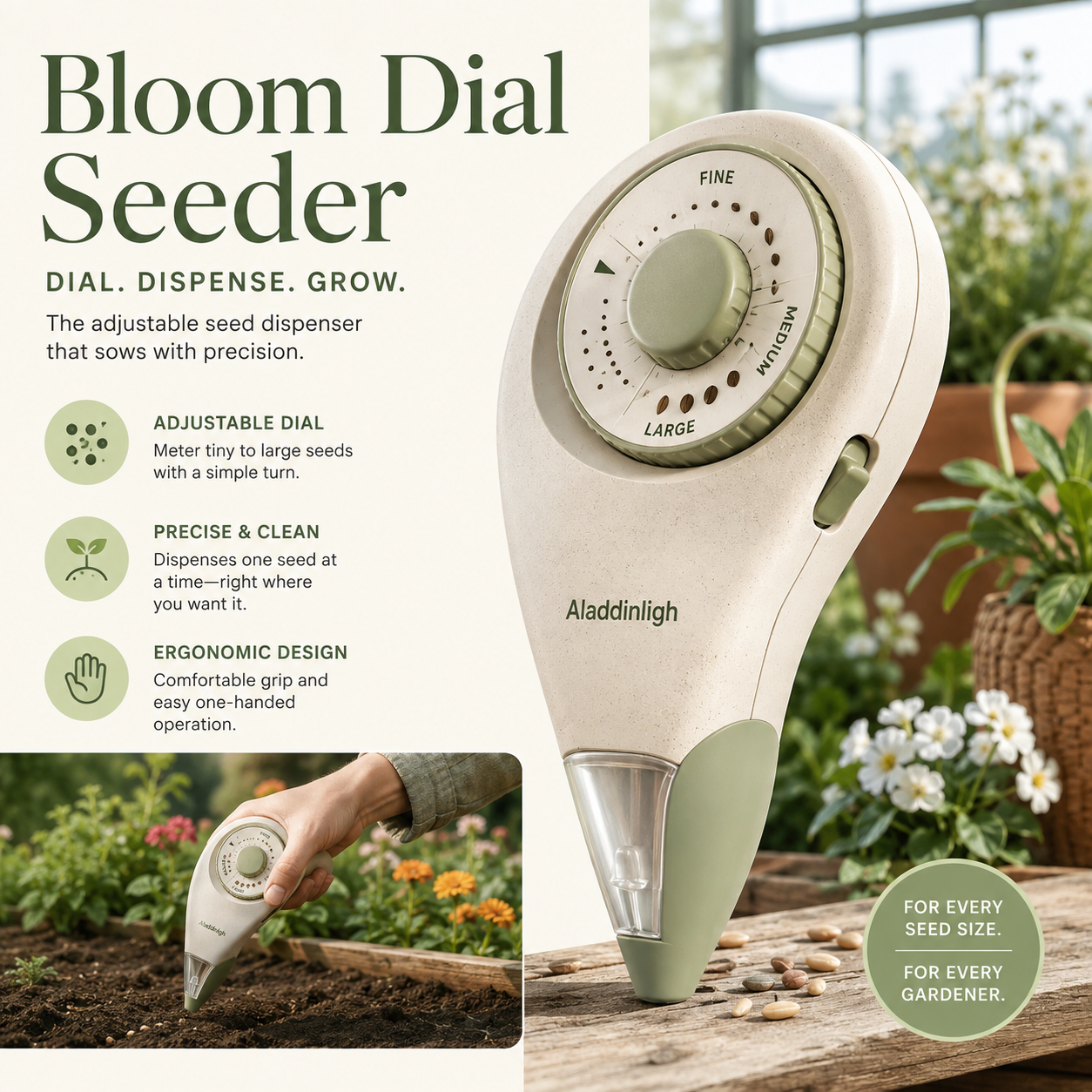 Aladdinligh™ Bloom Dial Seeder
