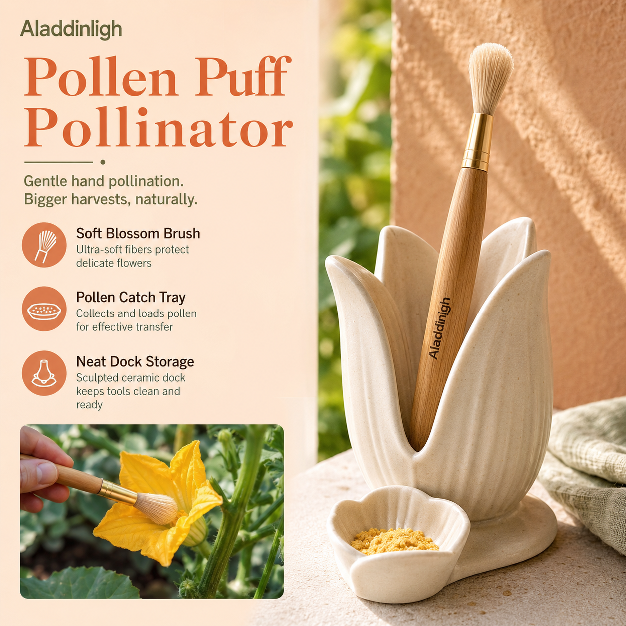 Aladdinligh™ Pollen Puff Pollinator