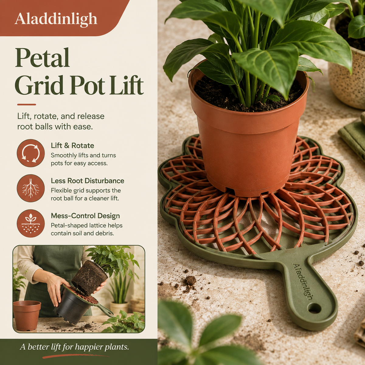 Aladdinligh™ Petal Grid Pot Lift