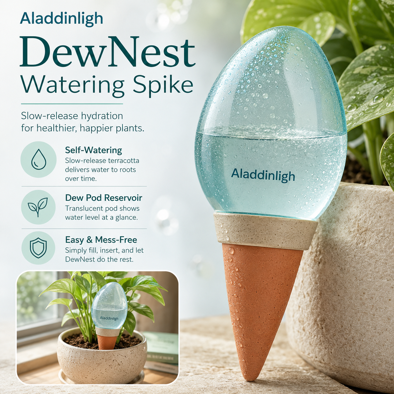 Aladdinligh™ DewNest Watering Spike